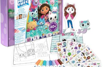 CRAYOLA Color Wonder Activity Kit Gabbys Dollhouse Mess Free Colouring Fun Includes 40 Pieces Ages 3