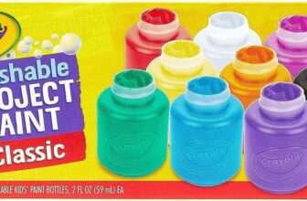 CRAYOLA Washable Kids Paint Set, 10 Ct, Children Arts & Crafts Supplies, Creative Gifts
