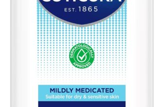 CUTICURA Mildly Medicated Body Powder 250g Personal Hygiene Sweat Control Chafing & Friction Prevention Itching Relief