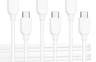 Cable Matters 3-Pack 60W USB-C 3m Cable, 480Mbps (White) Sold By Cable Matters – FBA