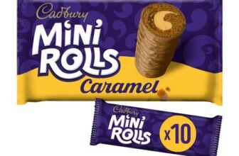 Cadbury Milk Chocolate Caramel Mini Rolls Cakes 10 Pack (Clubcard Price)
