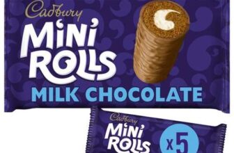 Cadbury Milk Chocolate Mini Rolls Cakes Multipack Snack 5pk