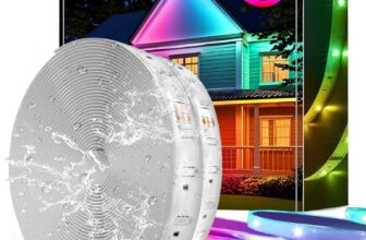 Calflux LED Strip Lights 20m Waterproof RGB with APP & Remote Control Music Sync – Multicolour 20m (2 x 10m)