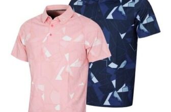 Callaway Golf Mens Kick Flip Print Wicking Golf Polo Shirt