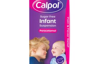 Calpol Infant Oral Suspension 100ml, Sugar-Free Strawberry Flavour Paracetamol (£2.38/£2.52 S&S)