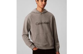 Calvin Klein Ls Eu Standard Logo 350Terry Po Grey