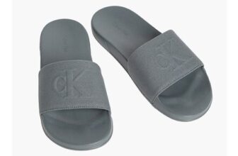 Calvin Klein Mens Essential Sliders Turbulence