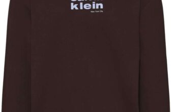 Calvin Klein Mens Retro Graphic Crew Neck Sweatshirt – M