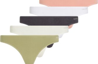 Calvin Klein Womens 5 Pack Thongs Underwear