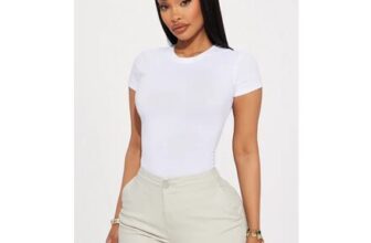 Camilla Classic Fit Crew Neck Tee – White