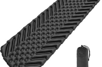 Camping Mat, Sleeping Mat Ultralight Inflatable Camping Mattress Water-resistant Sleeping Pad Camping Roll Mat Small Pack Size Sleeping Mats for Outdoor Hiking Travel Backpacking