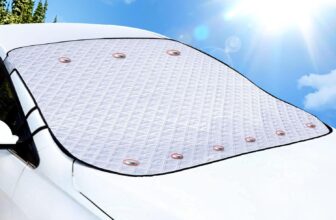 Car Windscreen Cover, Windscreen Sun Shade Protective Windshield Cover 9 Magnet, Heavy Duty Thickened Windshield Cover for Car, SUV, Block UV Rays in Summer/Protects Glass in Winter