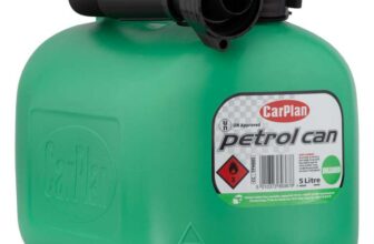 CarPlan TPH005 5L Fuel Can, Unleaded Petrol (Green)