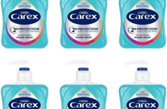 Carex Original Antibacterial Hand Wash, Clean & Protect Hands, Bulk Buy, Pack of 6 x 250 ml (Packaging may vary)