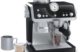 Casdon DeLonghi Toys – Barista Coffee Machine Toy Kitchen Playset for Kids