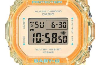 Casio Baby-G Digital Display Yellow Bracelet Watch – Free C&C