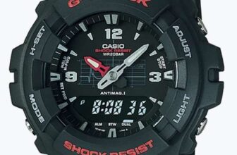 Casio G-SHOCK Mens Analogue Display Black Resin Strap Watch – Free C&C