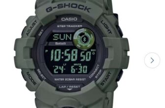 Casio G-Shock Mens Khaki Resin Strap Digital Watch – Free C&C