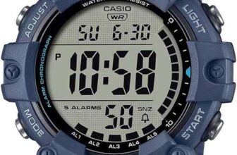Casio Illuminator 10 Year Battery Blue Digital Watch with code