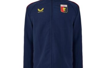 Castore Mens Genoa Licensed Rain Anorak Jacket 2024 2025