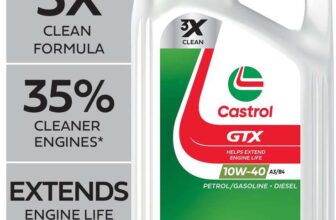 Castrol GTX 10W-40 A3/B4 Engine Oil 5L