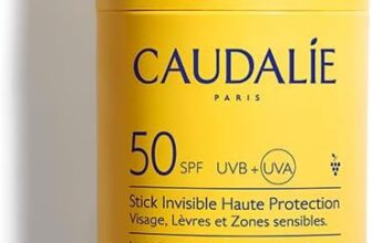 Caudalie Invisible High Protection Stick SPF50-15g Sunscreen Stick for Face, Lips & Scars, SPF for Adults & Kids, Fragrance-Free, Water-Resistant, Vegan