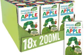 Cawston Press The Very Hungry Caterpillar Fruit Water Kids Drink Pressed Apple Flavoured 200ml x 18 Pack