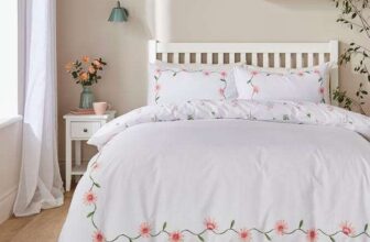 Celeste Floral Polycotton Duvet Cover & Pillowcase Set, Single – Delivery Only