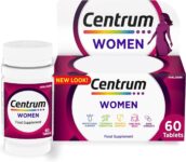 Centrum Women Multivitamin & Mineral Tablets, Vitamins for Women, With Vitamin D, C & Iron, 60 Tablets