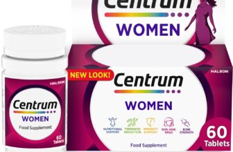 Centrum Women Multivitamin & Mineral Tablets, Vitamins for Women, With Vitamin D, C & Iron, 60 Tablets