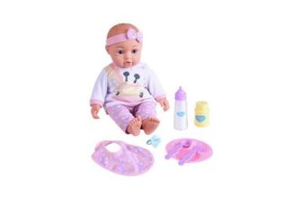 Chad Valley Interactive Isabella Doll -Lavender