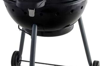 Char-Broil Kettleman Charcoal Barbecue Grill with Adjustable Charcoal Grate, Black Finish, 140756