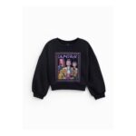 Charcoal KPop Demon Hunters Graphic Sweatshirt 13
