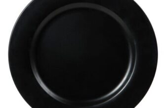 Charger Plate – Black / Matt