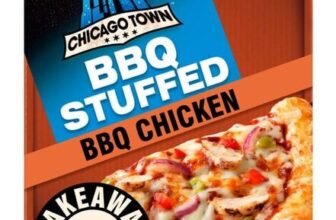 Chicago Town Takeaway Stuffed Crust BBQ Chicken Large Pizza 668g