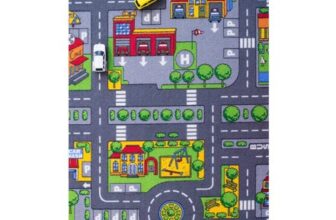 Childrens Toy Car Roads Soft Play Mat 80cm X 120cm