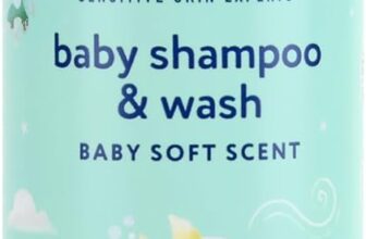 Childs Farm Baby Shampoo & Body Wash, Baby Soft Scent, Tear-free Gently Cleanses & Soothes Suitable for Newborns with Dry, Sensitive Skin, 250ml