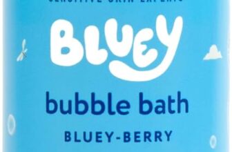 Childs Farm Kids Bluey Bubble Bath, Bluey-Berry Gently Cleanses & Soothes Suitable for Dry, Sensitive Skin, 250ml