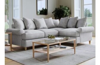 Clara Faro 16 Grey 3 Seater Left Hand Corner Agmamito Sofa