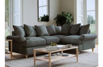 Clara Faro 17 Grey 3 Seater Left Hand Corner Agmamito Sofa