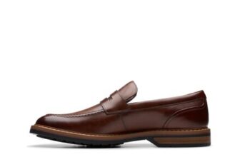 Clarks Aldwin Step Mens mid Tan Lea