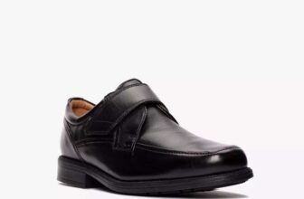 Clarks Mens Hail Leather Shoes (Sizes 6-12) – With Code