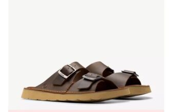 Clarks Solsbury Strap Beeswax Leather
