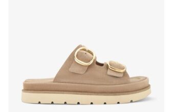 Clarks Sorella Mule Sand Suede
