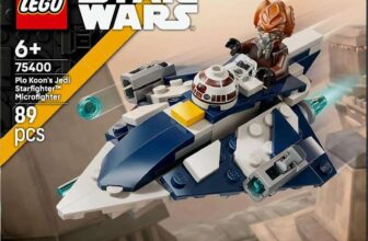 Clearance Sale e.g. LEGO Star Wars TM Plo Koons Jedi Starfighter Microfighter 75400 6 –