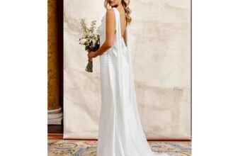 Coast Honoured Chiffon Cowl Back Detail Wedding Dress