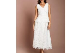Coast Lace Full Midi Skirt