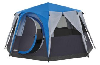 Coleman Octogon 8 Person Tent Blue at Cardiff