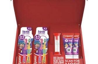 Colgate Kids 3 Starter Kit: Toothpaste, Toothbrushes & Timer