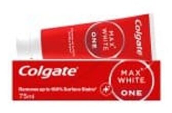 Colgate Max White One Teeth Whitening Toothpaste 75ml